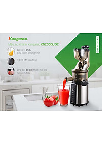 MÁY ÉP TRÁI CÂY KANGAROO KG200SJD2 (MÁY ÉP CHẬM 665ml - 200W) Hàng Chính Hãng