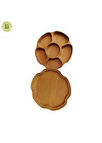 Khay Bánh Mứt Bằng Gỗ Hình Ngôi Sao Năm Cánh