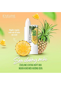 Son dưỡng Eveline Extrasoft Bio ngăn khô môi hương dứa 4g