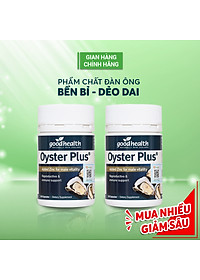 Combo 2 Hộp Tinh Chất Hàu Goodhealth Oyster Plus 60 Viên - Tăng Cường Sinh Lý - Cải Thiện Chất Lượng Tinh Trùng - Hàng Chính Hãng New Zealand