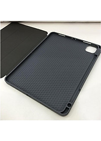 Bao da chính hãng Mutural cao cấp cho iPad Pro 12.9 2020 có khay đựng bút - Đen