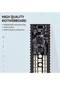 Vỏ bọc ổ cứng EZCast S8000 GEN2 M.2 NVME SSD di động PCI-e sang USB 3.1