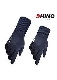 Găng tay da lộn giữ ấm mùa đông Rhino G801 nam nữ, chống gió