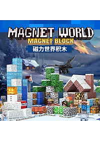 Combo 100 Khối Nam Châm Minecraft Khối Xây Dựng Mô Hình Giáo Dục Cho Trẻ Em