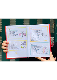 Sách sổ tay hình học, tổng hợp kiến thức toán hình từ lớp 8 đến lớp 12