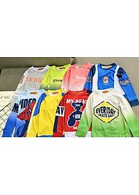 Đồ bộ bé trai, Bộ ngủ dài tay cho bé trai hình thể thao Siêu nhân từ 12-40kg chất thun lạnh mềm mịn mát