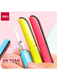 Kéo Tiện Lợi Deli - Nhỏ Gọn - Lưỡi Sắc Bén - Nhiều Màu - 1 Chiếc - 600