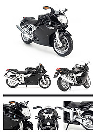 Mô hình xe mô tô BMW K1200S 1:18 Welly Black- 12829PW