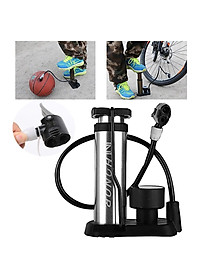 Bơm Hơi Hợp Kim Dùng Chân Cho Xe Máy , Xe Đạp NHONOR - Hàng Chính Hãng ( Tặng Kèm Kim Bơm Banh Và Bơm Thú Hơi )