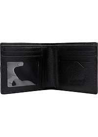 Ví Nam Da Cá Sấu Gai Đuôi Huy Hoàng HT2207 (12.5 x 10 cm) - Đen
