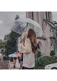 Ô đi mưa trong suốt - dù che mưa che nắng trong suốt, bền- đẹp