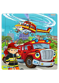 05 bộ tranh xếp hình 20 mảnh size 17x17cm – đồ chơi trí tuệ cho bé từ 2 tuổi – Combo Sắc màu tuổi thơ