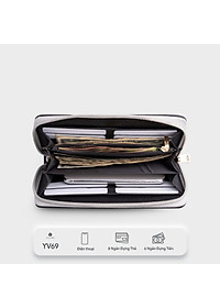 Ví Yuumy (  Thời trang nữ kiểu cầm tay dáng dài basic - Ví da Seasand YV69 )