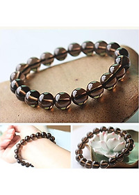 Vòng tay phong thủy đá Thạch Anh Khói 8 ly