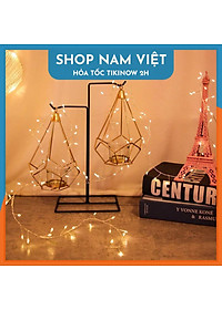 Dây Đèn Led Đom Đóm Nguyệt Quế Quấn Cây, Trang Trí Ngoài Trời, 8 Chế Độ Chớp