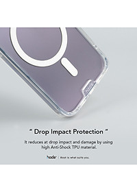 Ốp lưng dành cho iPhone 14 Pro/14 Pro Max Hoda Crystal Pro with Magnetic - Hàng Nhập Khẩu
