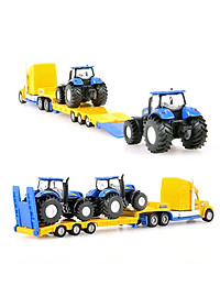 Mô hình SIKU Xe tải kéo 2 đầu xe nông nghiệp 1805