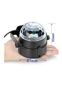 Đèn nháy led pha lê mini RGB giá rẻ,dải led chuyển động đa màu,đa hình,cảm biến nhạc có remote