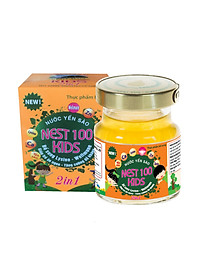 Combo 4 Hũ Nước yến sào Nest 100 Kids 2in1 (70ml/Hũ X 4 Hũ)