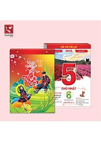 LỊCH BLOC 2025 TUANVIET BOOKS - Block lịch kích cỡ (24x35cm, 20.5x30.5cm, 17x24cm, 10x14.5cm) - Mẫu ngẫu nhiên