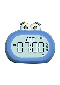 Digital Alarm Clock Indoor Temperature Snooze for Travel Bedside Decor