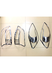 Ốp Viền Đèn Pha, Hậu Mạ Crom Cho Xe Vios 2008 2009 2010 2011 2012 2013