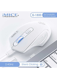 Chuột gaming không dây bluetooth sạc pin HXSJ G-1800 cho game thủ chơi game chuyên nghiệp kết nối Wireless 2.4G - Hàng chính hãng