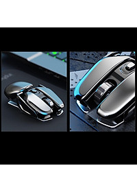 PX2 Wireless Mouse Rechargeable Metal Silent for PC Laptop Gaming Desktop