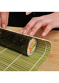 Thảm tre cuộn sushi- Bộ làm sushi tại nhà mini