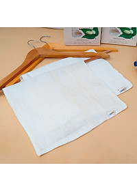 Khăn Mặt Tơ Tằm SenSilk - Combo Quà Tặng Cho Bé 2 khăn (30*30cm) - Tussar Towel 100% Silk made in Vietnam