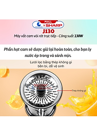 Máy Vắt Cam Sharp EJ-J130-ST - Hàng Chính Hãng