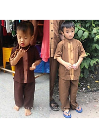 Đồ Lam Đi Chùa # Mẫu Lãnh Tụ Cho Bé iu # Quần Áo Bé # Đồ Bộ Trai Gái