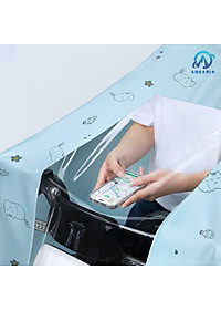 Áo Mưa Đơn Dày Dặn Kèm Kính Chống Gió Che Phủ Toàn Thân Không Thấm Nước Tiện Dụng Cho Nam Và Nữ