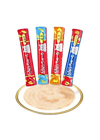 Sốt/ Snack thưởng Ciao Churu cho mèo Hộp 50 thanh - mix 5 vị gà