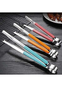 [HÀNG CHÍNH HÃNG]Kẹp gắp thức ăn đa năng màu sắc pastel bằng thép không gỉ an toàn cho sức khỏe mọi cỡ GGOMi Hàn Quốc