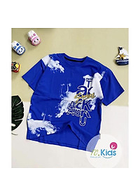 Áo thun cho bé trai phối đồ đẹp size 10-60kg chất cotton mềm mát mẫu loang khói