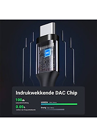 Cổng chuyển đổi Ugreen USB-C to 3.5mm Audio Cable AV161 - Hàng chính hãng