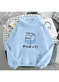 ÁO HOODIE NAM NỮ IN HỘP SỮA (NHIỀU MÀU)