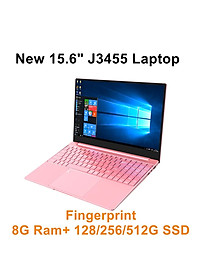 15.6″ Notebook Intel Celeron J3455 Pink Color Computer Notebook 8g Ram 128g/256g/512glaptop With Fingerprint 512g