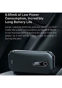 Bộ kích nô acquy kiêm sạc dự phòng 12000mAh Baseus CRJS03-01 - HÀNG CHÍNH HÃNG 