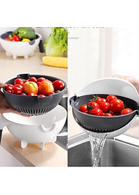 Rổ bào rau củ quả 9 trong 1 thông minh - dụng cụ chế biến thực phẩm cắt thái bào sợi đa năng GD149-Ro901