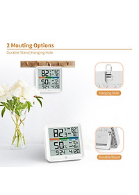 Đồng hồ đo nhiệt độ ẩm Xiaomi Youpin độ chính xác cao màn hình LCD
