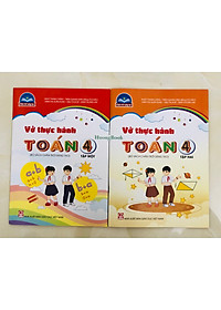 Sách - Combo Vở thực hành Toán 4, tập 1+2 (Bộ sách Chân trời sáng tạo)