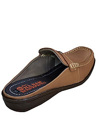 Dép bít mũi nam HÀ NAM da bò thật cao cấp GSB2059