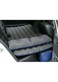 Giường hơi, Nệm hơi ô tô cao cấp phủ vải nhung thích hợp cho các chuyến dã ngoại và nghỉ ngơi trên xe hơi