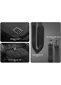 Túi Du Lịch KINGBAG SKY trượt nước, sức chứa lớn, có ngăn để giày - Hàng Chính Hãng