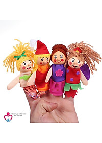 Rối Ngón Tay Hình Nhân Vật Hoạt Hình Kể Chuyện sáng tạo Cho Bé