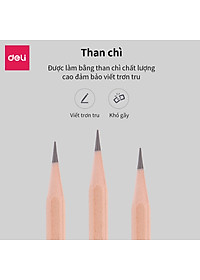 Bút chì lục giác/tam giác Deli - loại HB/2B - 30 chiếc/hộp - S941 / S943