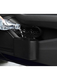 Thùng Rác Mini Cho Xe ô Tô màu đen sang trọng nhỏ gọn thông minh tiện lợi thùng rác VP