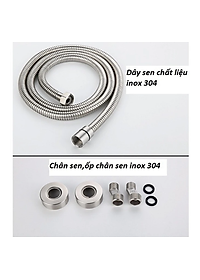 Bộ sen cây tắm KG38 dùng cho nóng lạnh nước mạnh êm, cao cấp dễ sử dụng chất liệu inox304 - Hàng chính hãng